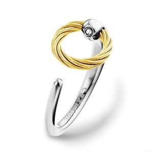 Charriol Open Cable Ring with Gold and Silver Accents